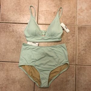 NWT J.CREW Retro Style Bikini Set Sz XS